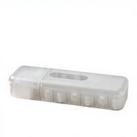 Boîte de rangement pour câbles RayHenry avec couvercle, boîte de rangement pour cordon de chargeur, rangement multifonctionnel pour accessoires pour la maison, le tiroir, le bureau