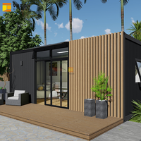 Maison modulaire en structure acier portable, assemblage rapide, cabine de bureau démontable pour chantier de construction