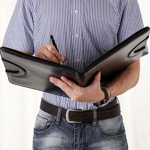 Multifunctional Manager Custom Logo A4 Pu Leather Portable <b>File</b> Folder for Office - Product Image 6