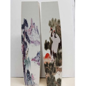 Vases décoratifs pour sol chinois, grande fleur, carrée en <span class=keywords><strong>bois</strong></span> sculpté à la main, 1 pièce - Product Image 6