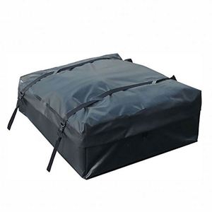 Bolsa de carga superior impermeable para coche, compatible con todos los coches con rieles laterales, barras transversales o sin portaequipajes, incluye accesorios resistentes. - Product Image 1