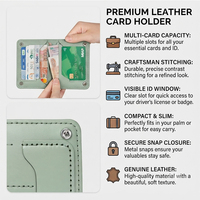 Dompet Kartu Kulit PU Vintage Grosir, Tempat Kartu Bisnis, Tempat Kartu Kredit, Dompet Pendek Vertikal Tipis Ultra Tipis