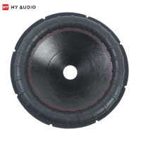 Accessoires pour haut-parleurs HY AUDIO, cône en papier de 15 pouces, vente chaude, cône de subwoofer à bord en mousse, diamètre extérieur 380 mm, service OEM/ODM