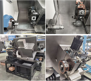 Torno CNC de Alta Velocidad TCK25, Suministro de Fábrica, Torno Pequeño Horizontal Compuesto, Nuevo Torno CNC de Torreta con Bancada Inclinada - Product Image 2