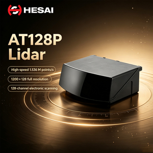 เซ็นเซอร์ LiDAR สำหรับยานยนต์ Hesai AT128 ระดับเกรดยานยนต์ 128 ช่องสัญญาณ ระยะ 200 เมตร 120 °   FOV ไฮบริดโซลิดสเตทไลดาร์ 3 มิติ ระบบ ADAS ขับเคลื่อนอัตโนมัติระดับ L4 - Product Image 1