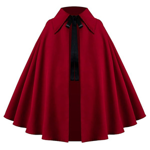 Capa de <span class=keywords><strong>Bruja</strong></span> Gótica Steampunk Medieval Renacentista Corta para Adulto, Disfraz CRHO-019 - Product Image 3