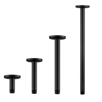 Bras de douche à effet pluie moderne en acier inoxydable, couleur personnalisée, dissimulé, avec extension de tête, plus épais, accessoire de robinetterie de salle de bain pour hôtel et toilettes
