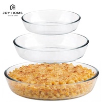 Plat à four ovale en verre borosilicate de haute qualité 0,8L 1,6L 2,4L – Vaisselle de cuisine, compatible micro-ondes, résistant à la chaleur, ensemble de plats de cuisson pour four – Vente en gros