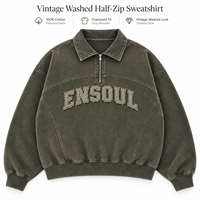 Service OEM/ODM – Nouveau Sweat-shirt Tendance Homme Vintage Personnalisé en Molleton 100% Coton avec Col Rabattu et Fermeture Éclair Courte, Style Patchwork