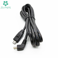 Câble de charge USB 2.0 A mâle vers micro USB Interface Android 5 broches mâle Câble micro USB 90 degrés