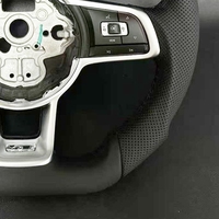 Volant en cuir pour Volkswagen CC MAGOTAN Golf 6 7 MK7 MK6 Lamando Passat GTl Tiguan