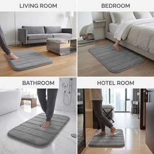 Tappetino da <span class=keywords><strong>Bagno</strong></span> Morbido e Assorbente, Antiscivolo e <span class=keywords><strong>Impermeabile</strong></span> per Doccia, Vasca, WC e Decorazione Casa, Adatto anche per Animali Domestici - Product Image 3