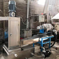 Machine de granulation à anneau d'eau pour granulés ronds et lisses, 150-350 kg/h, ligne de regranulation pour flocons de films PE, PP, ABS, PS