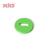 Étiquette de lavage NFC PPS miniature HF 15 mm, NTAG 213, NTAG 215, NTAG 216, étiquette intelligente RFID pour vêtements