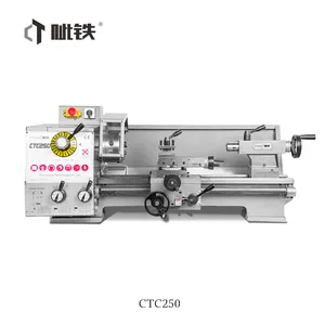 Fabricant chinois petite machine à tour CTC250 de haute précision, mini Machine à tour 750 W