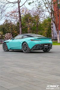 ชุดบอดี้คาร์บอนไฟเบอร์สำหรับ Aston Martin DB11 DB11อัพเกรดขอบด้านหน้าสปอยเลอร์และกระโปรงข้าง - Product Image 3