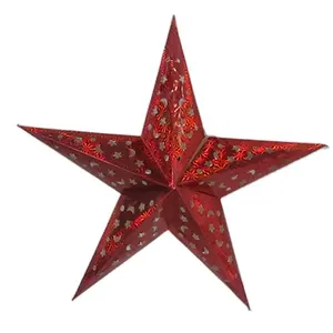 Stella di carta decorazione da appendere decorazioni natalizie pieghevoli stella di carta con LED altre decorazioni natalizie