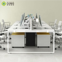 Bureaux et postes de travail extensibles modernes en acier gris de 120 cm avec installation rapide, certifiés ISO