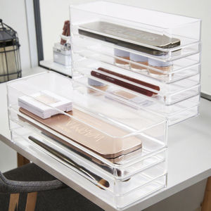 Greenside ลิ้นชักกล่องเก็บของกระจุกกระจิกพลาสติกอเนกประสงค์สำหรับเก็บของกระจุกกระจิกและตู้กับข้าว - Product Image 3