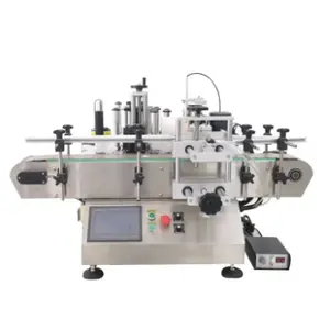 SY-150 High Speed Automatic Table Top Jar Bottle Round Glass Plastic Liquid Bottle Labeling Machine