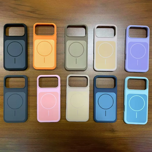 เคสโทรศัพท์ซิลิโคนเหลว S087 พร้อมแผ่นแม่เหล็กด้านหลังสำหรับ iPhone 17 Pro Max เคสกันกระแทกสำหรับ 17 Coque Telephone - Product Image 5