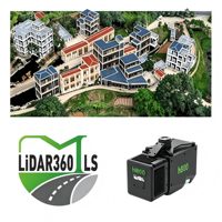 Software de Análisis de Nubes de Puntos LiDAR360MLS 3DGS para Reconstrucción, Fusión Perfecta entre Interiores y Exteriores/Fidelidad Fotográfica