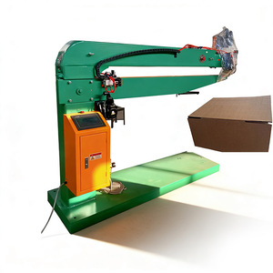 Machine à coudre les bords <span class=keywords><strong>de</strong></span> cartons ondulés à cadre surélevé pour cartons hauts et volumineux - Product Image 2