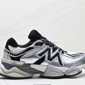 รองเท้าเดินแฟชั่นดีไซน์ใหม่ 9060 สำหรับผู้หญิง คุณภาพสูง ทรงสวย รองเท้าผ้าใบแบบผูกเชือกสำหรับผู้ชาย - Product Image 5