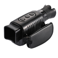 Monoculaire de vision nocturne R7 2K/HD avec zoom optique 10x, LED IR 850nm 3W, portée de chasse 150-1000M, infrarouge, 7 niveaux de luminosité