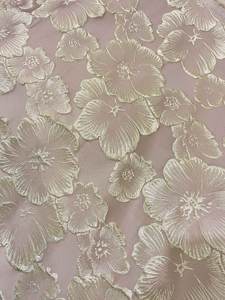 Tissu élégant 3d concave <span class=keywords><strong>convexe</strong></span> estampage à chaud fleur robe tissu rétro printemps automne vêtements d'extérieur tissu femmes bagages vêtements tissu - Product Image 6