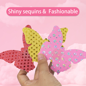 Pezoneras Desechables Brillantes para Mujer, Diseño de Mariposa, para Venta al por Mayor - Product Image 5