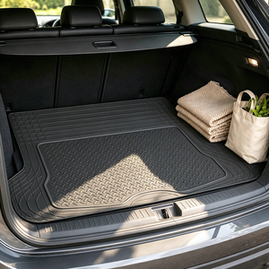 Alfombrilla para Maletero de Coche XL, 140x110cm, 18mm de Grosor, PVC Resistente con Rayas, Protector de Carga, Envío Directo desde la UE, Ajustable a la Medida, Disponible en Polonia - Product Image 1
