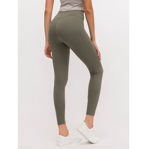 2020 mesh yoga pant full and ankle size for woman fitness sports fitness yoga pants with tummy control - Product Image 2