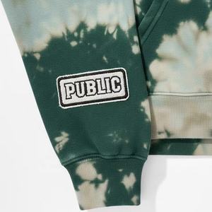 Sweat-shirts pour hommes à fermeture éclair, coupe ample, broderie appliquée, lavage vintage, poids lourd 450 g/m², délavé au soleil, fabrication de haute qualité personnalisée - Product Image 3