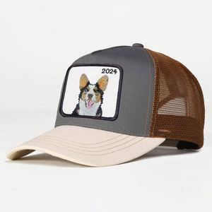 Casquettes de sport OEM personnalisées à 5 panneaux, visière pré-courbée, en maille, à fermeture snapback, pour l'extérieur, style hip-hop, 100% coton, vente en gros, logo brodé 3D, type trucker - Product Image 1