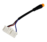 Assemblage de câble personnalisé M8 3P mâle étanche UL2464 22AWG faisceau de câblage avec gaine en PVC fabricant de câbles pour moto électrique