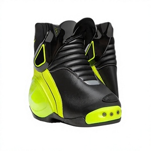Botas de Motociclismo de Cuero Negro, Protectoras, Impermeables, Transpirables, de Secado Rápido, OEM Personalizadas para Adultos, para Todas las Estaciones - Product Image 6