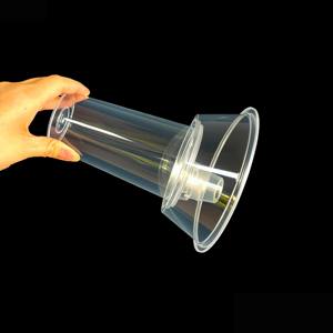 Taza desechable para aperitivos con pajita, cuenco para aperitivos de pollo frito, taza para olla caliente, vasos de plástico para llevar, logotipo personalizado con bandeja - Product Image 4