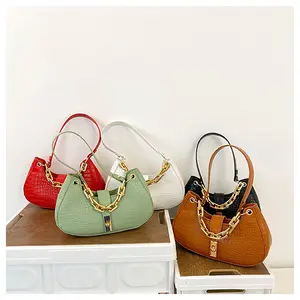 Modern Simple Women Hanging Decoration Tassel Sequined Lichee Handbags PU Lady Bags Girl Contrast Color Zipper Square Bag