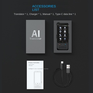 Traduttore Simultaneo Intelligente Z5 Beckham AI con Grande Modello AI, Traduzione in Tempo Reale, Registrazione in 139 Lingue (<span class=keywords><strong>Arabo</strong></span>, Thai), Schermo da 3.1 Pollici, Funzionamento Offline - Product Image 3