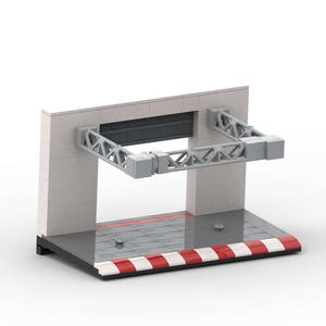 Blocs de construction Moc-80856, station de réparation de voitures de course à 8 grilles, présentoir de jouets - Product Image 2