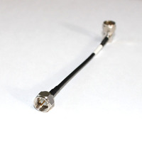 Cable coaxial RG174 de fábrica, ensamblaje F-JW1.5-RG174-F-J1.5, ensamblaje de cable coaxial RG174 F hembra a F macho