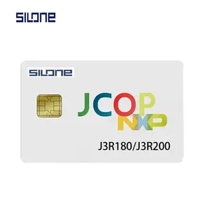 High Security CPU Java Smart Card 40K JCOP J3R180 J3R200 magnetic stripe Dual-interface contact rfid Java smart cards