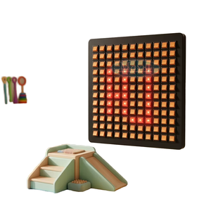 270 LED Lights Switch <b>Busy</b> <b>Board</b> Autism ADHD Therapy Indoor Acrylic Wall Toy Interactive Sensory Room Equipment Panel - Product Image 1