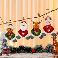 Commerce extérieur transfrontalier Nouvelle collection de pendentifs en tissu 2025 Cadeau de Noël et décorations à suspendre pour l'arbre