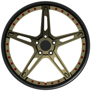 Borui OEM Sâu Món Ăn Chrome Bánh Xe 18 19 20 21 22 24 Inch Giả Mạo Hợp Kim 5x120 5x114.3 5x130 Lõm Cho BMW Adui C8 Urus Vành - Product Image 3