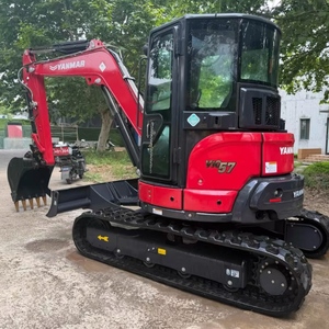 Mini-excavatrice sur chenilles hydraulique Yanmar ViO57 d'occasion certifiée CE, 5,5 tonnes, à rotation zéro, avec godet - Product Image 1