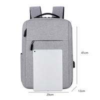 Mochila Escolar Oxford al por Mayor con Logotipo Personalizado, Puerto USB, Gran Capacidad, para Estudiantes, Regalos Promocionales