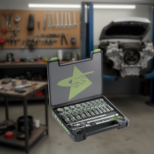 Juego de llaves FASANO de 37 piezas métricas con trinquete y barra de extensión para reparación de automóviles - Product Image 3