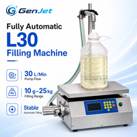 Machine de remplissage automatique de liquides L30, 10g à 25kg, jusqu'à 30L par minute, pompe à engrenages magnétique pour huile, sauce, détergent